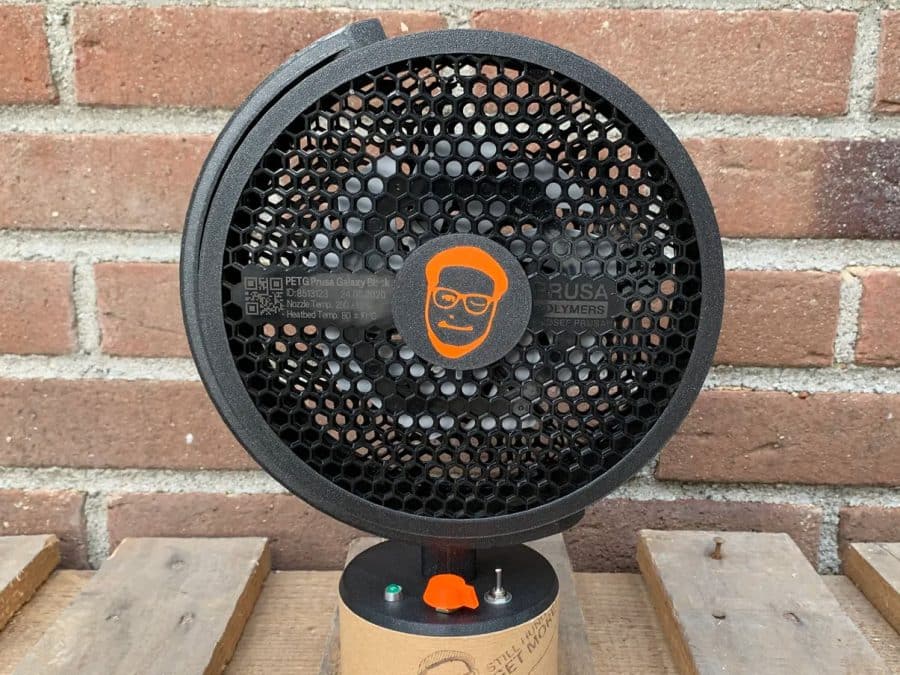 3d printed prusament spool fan