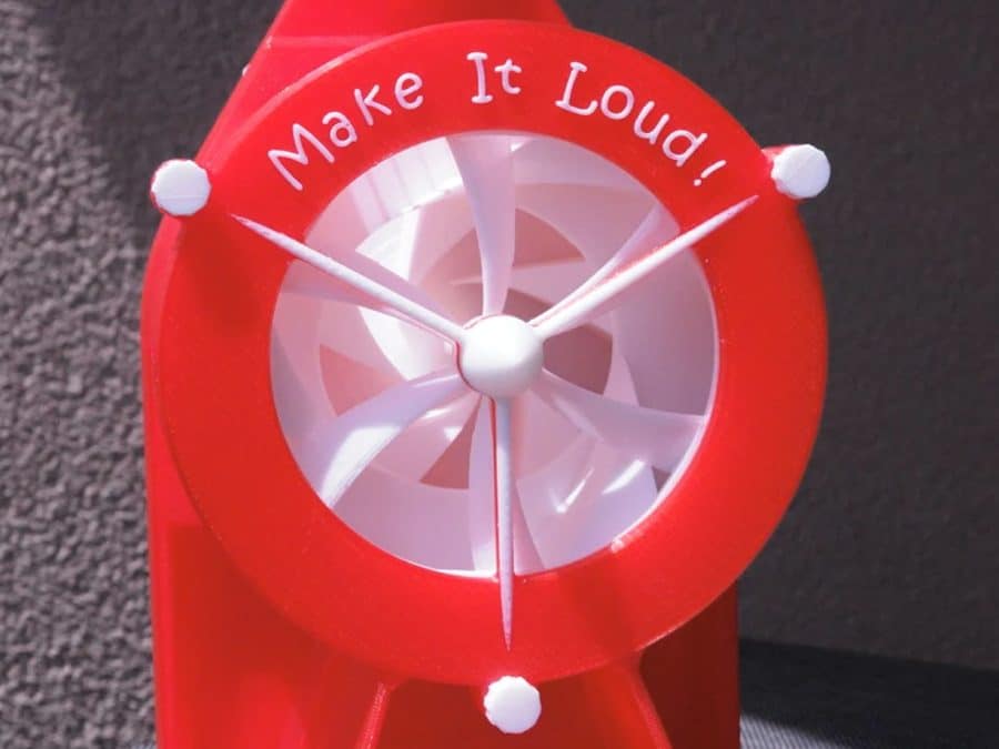 Hand Crank Air Raid Siren 3d model