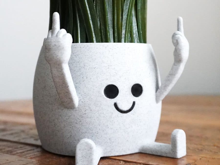 Middle Finger Planter 3d print