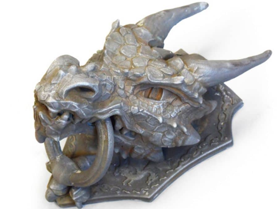 3d printed dragon door knocker