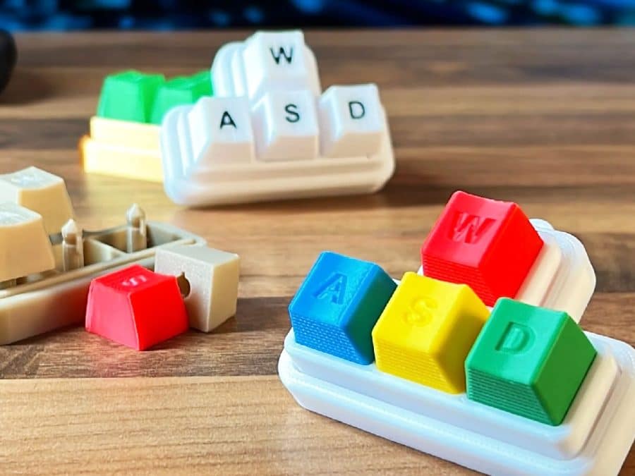 3d printed Keycap Fidget Toy